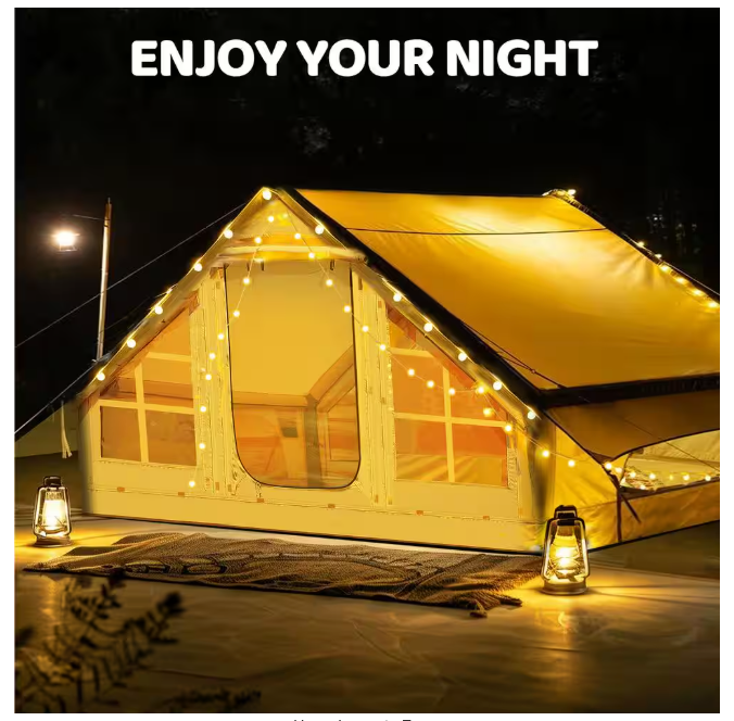 Tienda Inflable para 6 - 8 Personas Impermeable, Glamping