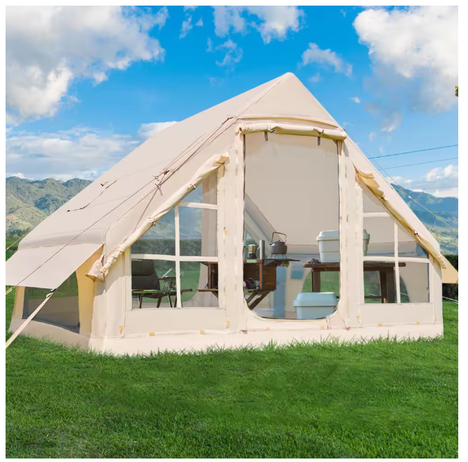 Tienda Inflable para 6 - 8 Personas Impermeable, Glamping