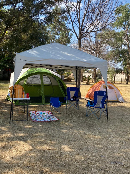 Dia de camping y aire libre
