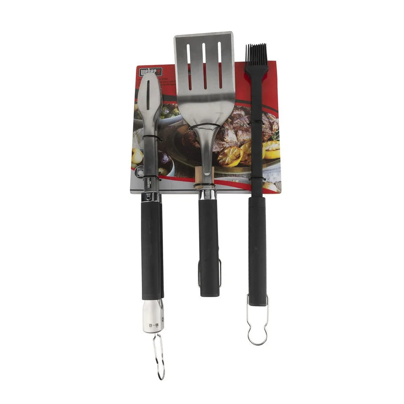 Set de 3 utensilios de precisión para asador marca webber