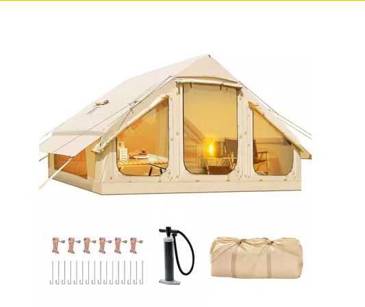 Tienda Inflable para 6 - 8 Personas Impermeable, Glamping