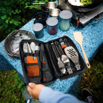 GSI Outdoors Set de Cocina para Campamento con Bolsa de Almacenaje