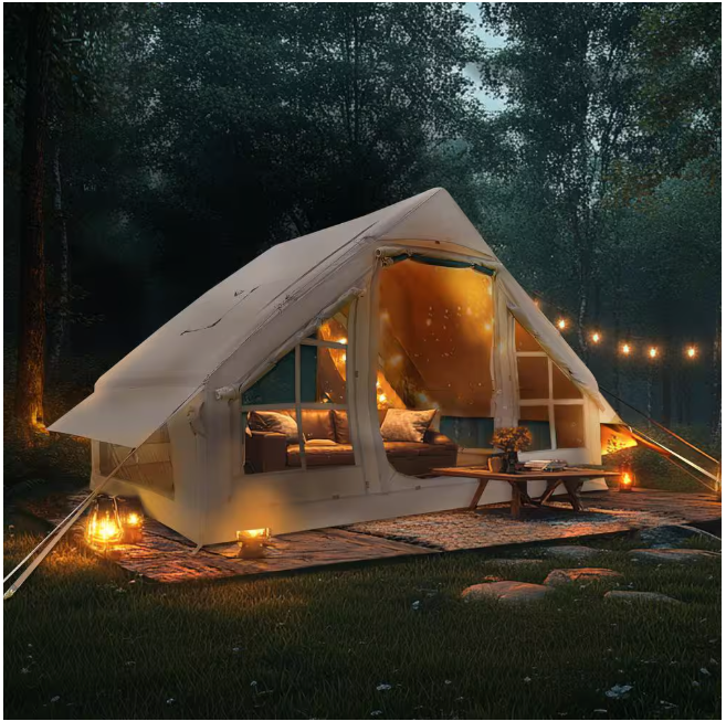 Tienda Inflable para 6 - 8 Personas Impermeable, Glamping